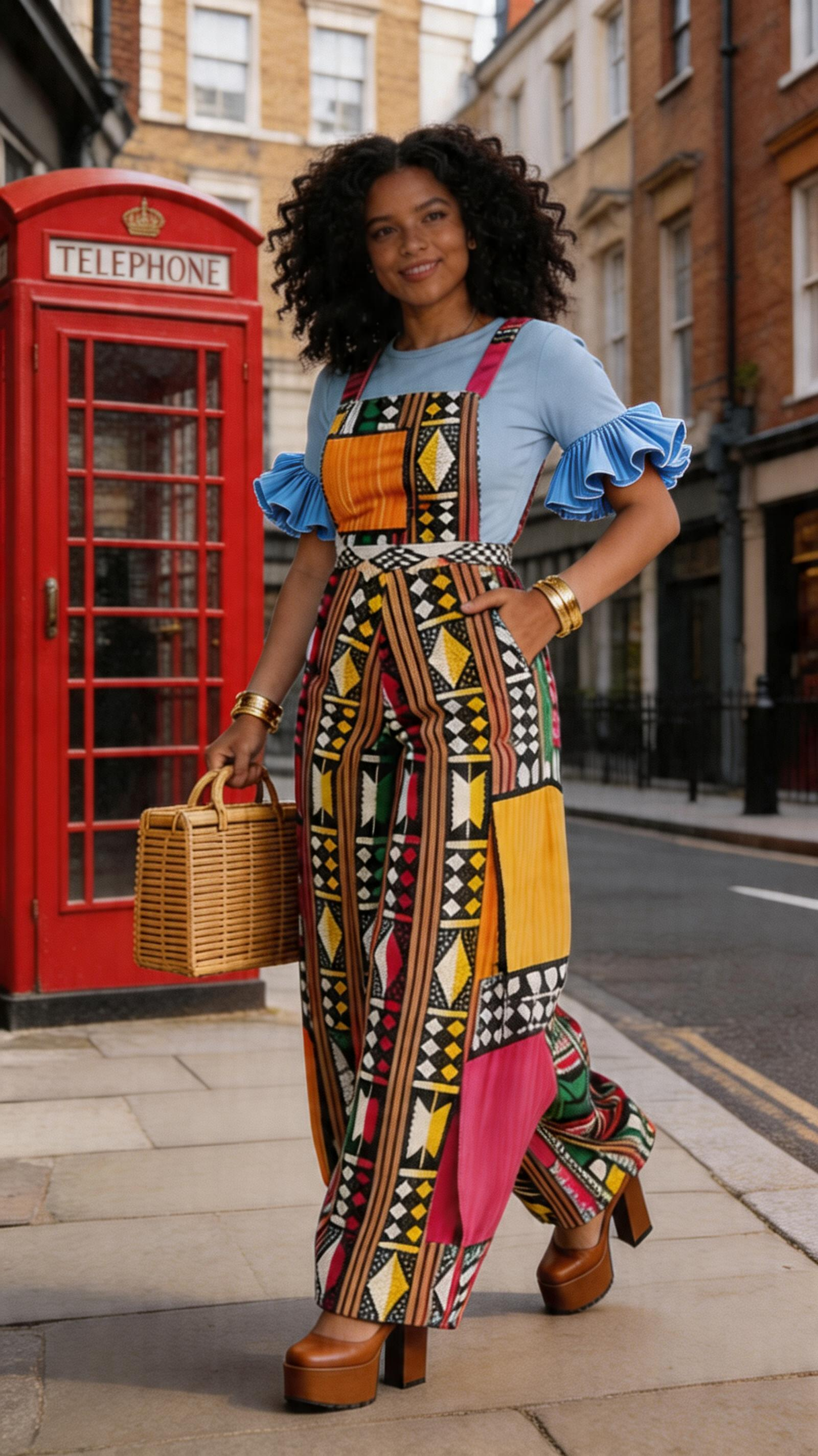 KORA MOSAIC DUNGAREES