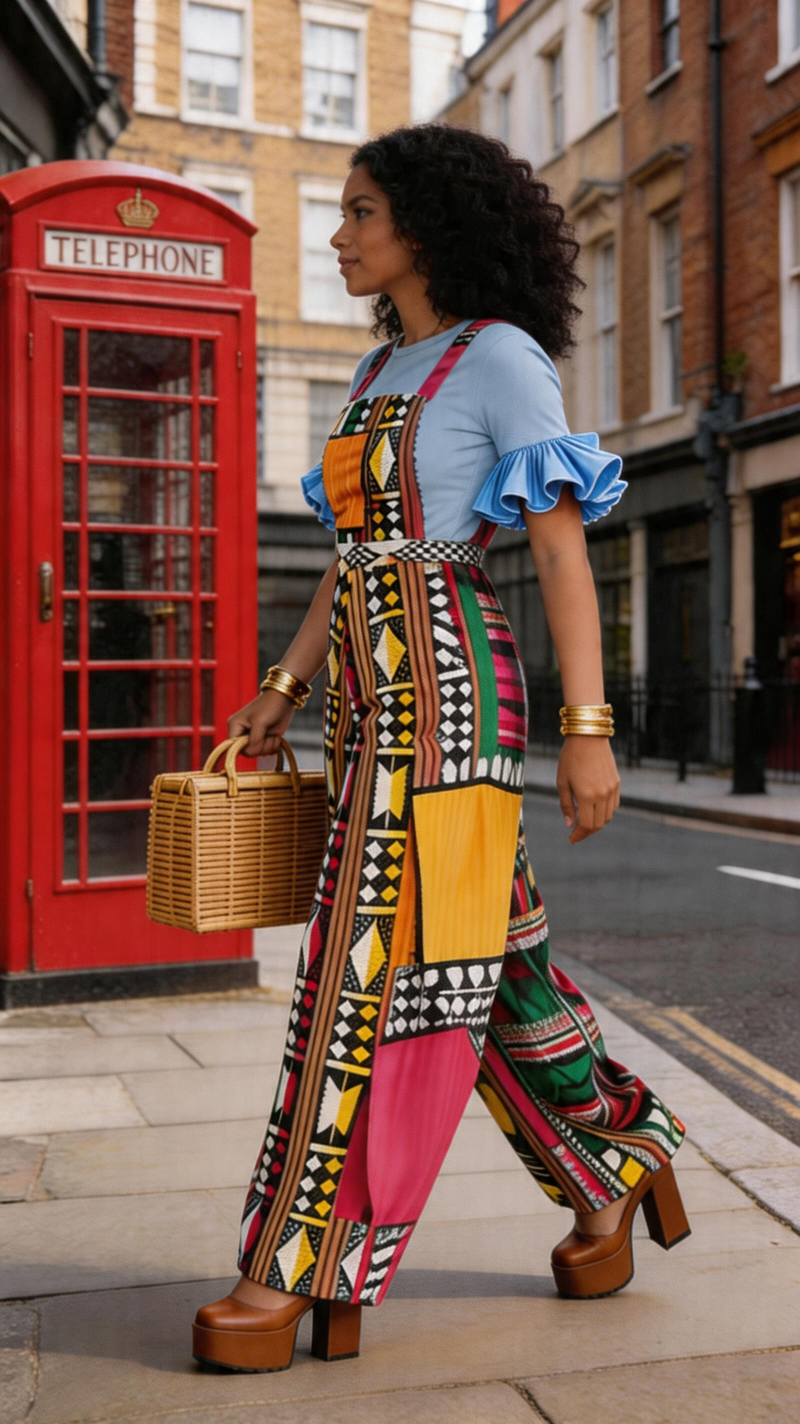 KORA MOSAIC DUNGAREES